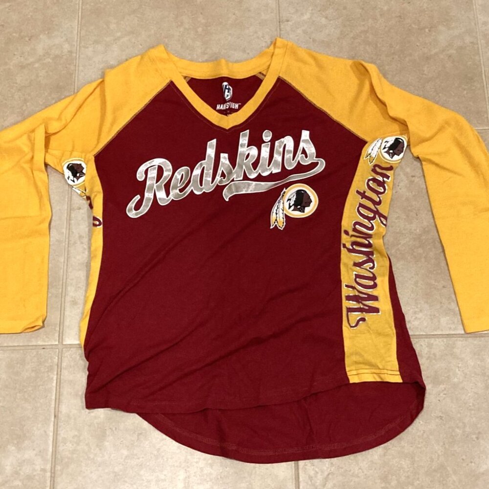 Washington Redskins Womens Long Sleeve Shirt Medium